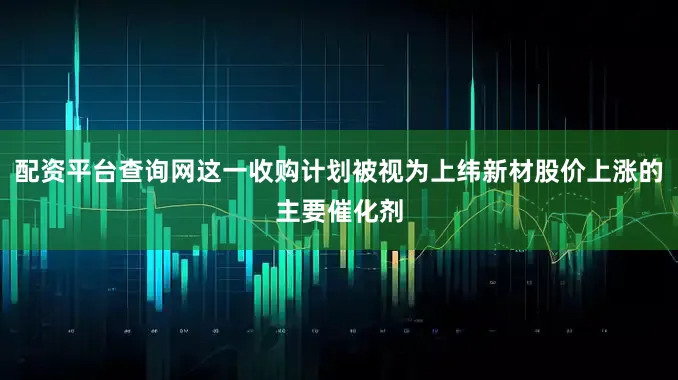 配资平台查询网这一收购计划被视为上纬新材股价上涨的主要催化剂