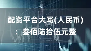 配资平台大写(人民币)：叁佰陆拾伍元整